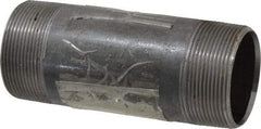 B&K Mueller - Schedule 40, 2" Diam x 5-1/2" Long Steel Black Pipe Nipple - Threaded - Top Tool & Supply