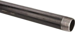 B&K Mueller - Schedule 40, 1-1/4" Diam x 24" Long Steel Black Pipe Nipple - Threaded - Top Tool & Supply