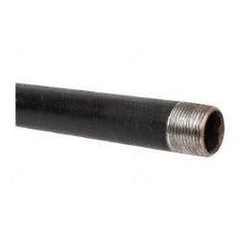 B&K Mueller - Schedule 40, 1" Diam x 30" Long Steel Black Pipe Nipple - Threaded - Top Tool & Supply