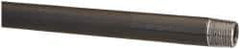 B&K Mueller - Schedule 40, 1/2" Diam x 36" Long Steel Black Pipe Nipple - Threaded - Top Tool & Supply