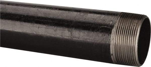 B&K Mueller - Schedule 40, 2" Diam x 36" Long Steel Black Pipe Nipple - Threaded - Top Tool & Supply