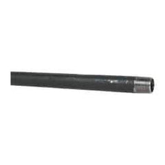 B&K Mueller - Schedule 40, 1/2" Diam x 48" Long Steel Black Pipe Nipple - Threaded - Top Tool & Supply