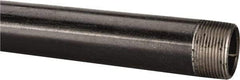 B&K Mueller - Schedule 40, 1-1/4" Diam x 72" Long Steel Black Pipe Nipple - Threaded - Top Tool & Supply