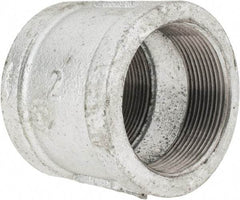 B&K Mueller - Class 150, 2" Galvanized Pipe Coupling (Right Hand) - Threaded, Malleable Iron - Top Tool & Supply