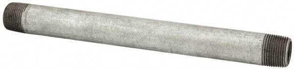 B&K Mueller - Schedule 40, 3/4 x 10" Galvanized Pipe Nipple - Threaded Steel - Top Tool & Supply