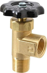 Parker - FNPTF x MNPTF End Connection Brass Truck Valve - 3.15" OAL, 1/2" Pipe - Top Tool & Supply