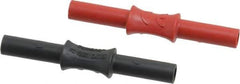 Pomona - Black/Red Electrical Test Equipment Coupler - Use with Digital Multimeters, Test Leads - Top Tool & Supply