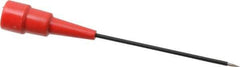 Pomona - Red Electrical Test Equipment Jack - Use with Digital Multimeters - Top Tool & Supply