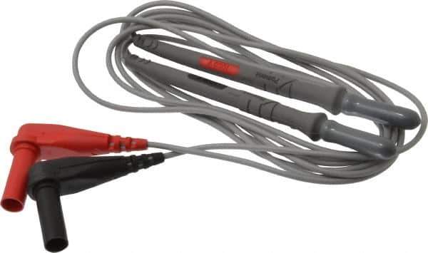 Pomona - Red/Black Electrical Test Equipment Probe - Use with Digital Multimeters - Top Tool & Supply