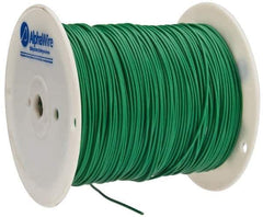 Alpha Wire - 16 AWG, 26 Strand, 305 m OAL, Tinned Copper Hook Up Wire - Green PVC Jacket, 0.092" Diam - Top Tool & Supply