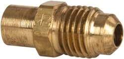 Parker - 3/8" Tube OD, 45° Brass Flared Tube Flare To Solder - 5/8-18 UNF - Top Tool & Supply