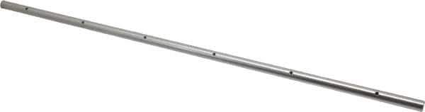 Thomson Industries - 1/2" Diam, 2' Long, Steel Predrilled Round Linear Shafting - 60-65C Hardness, 0.031 Tolerance - Top Tool & Supply