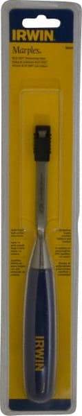 Irwin - 10-3/4" OAL x 3/8" Blade Width Wood Chisel - Polypropylene Handle - Top Tool & Supply