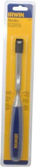 Irwin - 10-3/4" OAL x 1/2" Blade Width Wood Chisel - Polypropylene Handle - Top Tool & Supply