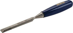 Irwin - 10-3/4" OAL x 5/8" Blade Width Wood Chisel - Polypropylene Handle - Top Tool & Supply