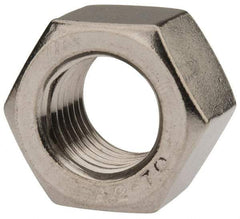 Value Collection - M16x2.00 Metric Coarse Stainless Steel Right Hand Heavy Hex Nut - 24mm Across Flats, 16mm High, Uncoated - Top Tool & Supply