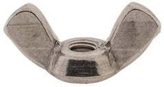 Value Collection - M4x0.70 Metric Coarse, Stainless Steel Standard Wing Nut - Grade 18-8, Austenitic Grade A2, 20mm Wing Span, 10.5mm Wing Span - Top Tool & Supply