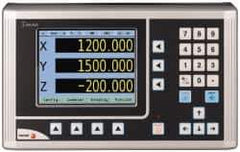 Fagor - 3 Axis, 36" X-Axis Travel, 16" Y-Axis Travel, 16" Z-Axis Travel, Milling DRO System - 0.0002", 0.0005", 0.001" Resolution, 10µm Accuracy, LCD Display - Top Tool & Supply