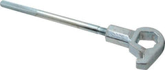 Value Collection - 1-1/4" to 1-3/4" Capacity, Adjustable Hydrant Wrench - 18" OAL, 1-1/2" Hook Pin Height - Top Tool & Supply