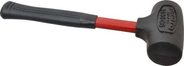 Proto - 32 oz Head 2" Face Diam Urethane Dead Blow Hammer - 12-3/4" OAL, Fiberglass Handle - Top Tool & Supply