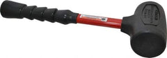 Proto - 48 oz Head 2-7/16" Face Diam Urethane Dead Blow Hammer - 14" OAL, Fiberglass Handle - Top Tool & Supply