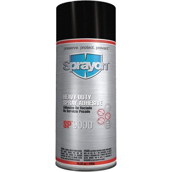 Krylon - 16.25 oz Aerosol White Spray Adhesive - High Tack, 170°F Heat Resistance, High Strength Bond, Flammable, Series SP9000 - Top Tool & Supply