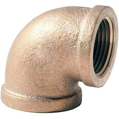 Merit Brass - Brass & Chrome Pipe Fittings Type: 90 Elbow Fitting Size: 2-1/2 - Top Tool & Supply