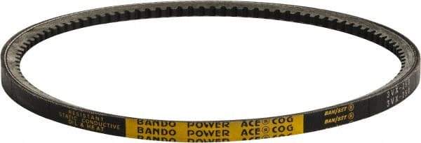 Bando - Section 5VX, 5/8" Wide, 63" Outside Length, V-Belt - Rubber Compound, Black, Narrow Cogged, No. 5VX630 - Top Tool & Supply