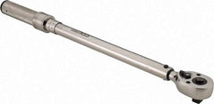 CDI - 1/2" Drive Micrometer Torque Wrench - 34 N/m to 197 N/m Torque, 19" OAL, 1.4 N/m Graduation, Pear Head - Top Tool & Supply