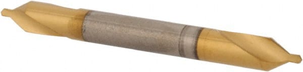 Hertel - #0 Plain Cut 60° Incl Angle High Speed Steel Combo Drill & Countersink - Top Tool & Supply