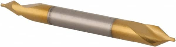 Hertel - #2/0 Plain Cut 60° Incl Angle High Speed Steel Combo Drill & Countersink - Top Tool & Supply