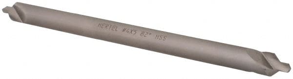 Hertel - #4 Plain Cut 82° Incl Angle High Speed Steel Combo Drill & Countersink - Top Tool & Supply