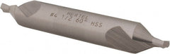 Hertel - #4-1/2 Plain Cut 60° Incl Angle High Speed Steel Combo Drill & Countersink - Top Tool & Supply