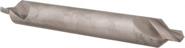 Hertel - #8 Plain Cut 82° Incl Angle High Speed Steel Combo Drill & Countersink - Top Tool & Supply