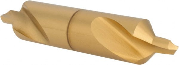 Hertel - #7 Plain Cut 90° Incl Angle High Speed Steel Combo Drill & Countersink - Top Tool & Supply