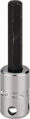 Proto - 3/8" Drive, 5/16" Hex Bit Socket - 2-23/32" OAL, 1-5/8" Bit Length, Tethered - Top Tool & Supply