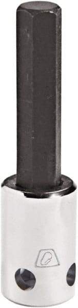 Proto - 3/8" Drive, 1/4" Hex Bit Socket - 2-23/32" OAL, 1-5/8" Bit Length, Tethered - Top Tool & Supply