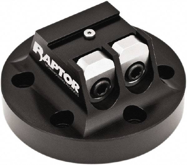 Raptor Workholding - 3/4" Jaw Width, 2" High x 4.33" Wide Dovetail Vise - For Use with 4 & 5 Axis Workholding Systems - Top Tool & Supply