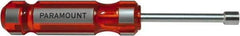 Paramount - 7mm Solid Shaft Nutdriver - Color Coded Handle, 7-1/8" OAL - Top Tool & Supply