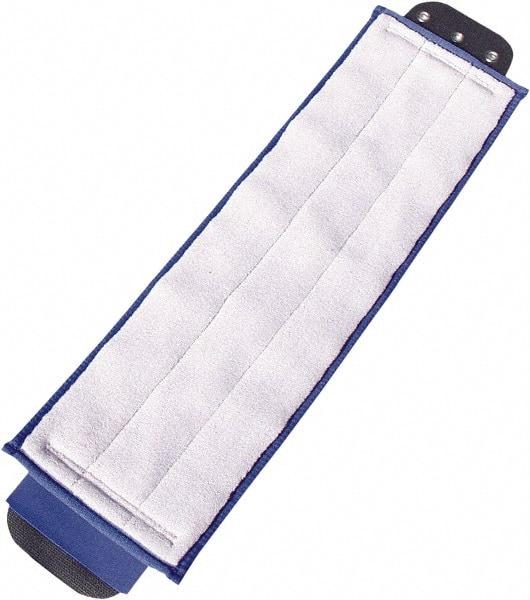 Unger - 1" Blue Head Band, Large Microfiber Loop End Mop Pad - 4 Ply, Quick Change Connection, Use for General Purpose - Top Tool & Supply