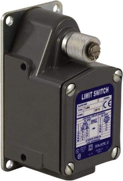 Square D - SPDT, 600 VAC, Screw Terminal, Rotary Spring Return Actuator, General Purpose Limit Switch - 1, 2, 4, 12, 13 NEMA Rating, IP67 IPR Rating - Top Tool & Supply