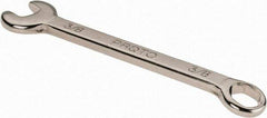 Proto - 3/8" 6 Point Combination Wrench - 3-5/16" OAL, Steel, Nickel Finish - Top Tool & Supply