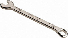 Proto - 7/32" 6 Point Combination Wrench - 3-5/64" OAL, Steel, Nickel Finish - Top Tool & Supply