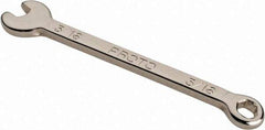 Proto - 3/16" 6 Point Combination Wrench - 3-1/32" OAL, Steel, Nickel Finish - Top Tool & Supply