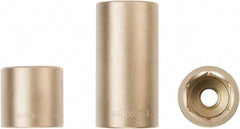 Ampco - 3/4" Drive, Standard Hand Socket - 6 Points, 2-7/8" OAL, Aluminum Bronze - Top Tool & Supply