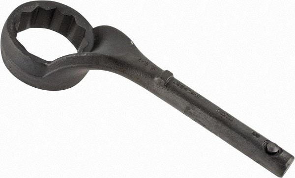 Proto - 2-15/16" 12 Point Pull Wrench - Single End, 14-5/16" OAL, Steel, Black Finish - Top Tool & Supply