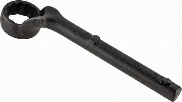 Proto - 2" 12 Point Pull Wrench - Single End, 13-1/2" OAL, Steel, Black Finish - Top Tool & Supply