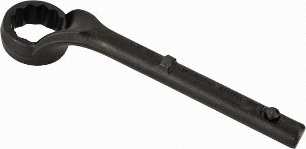 Proto - 1-5/8" 12 Point Pull Wrench - Single End, 10-15/16" OAL, Steel, Black Finish - Top Tool & Supply