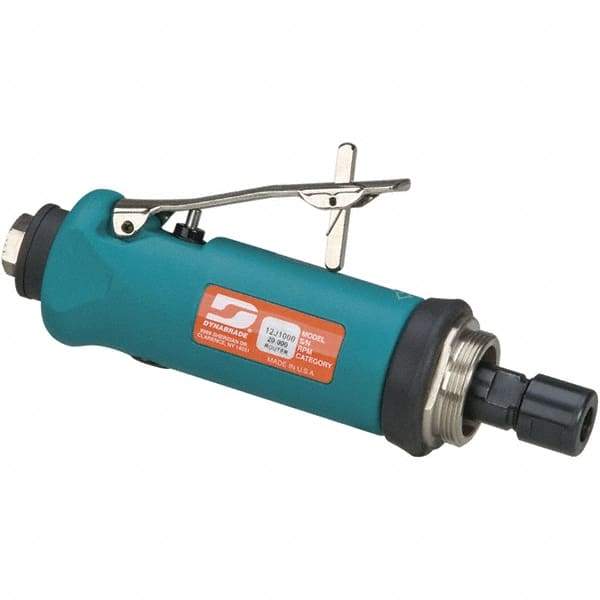 Dynabrade - 1/4 Inch Collet, 0.7 hp, 20,000 RPM Compact Router Motor - 1/4 NPT Inlet, 90 psi Air Pressure, 38 CFM - Top Tool & Supply