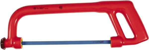 Wiha - 12" Hacksaw - 3-13/32" Throat Depth, Insulated Handle - Top Tool & Supply